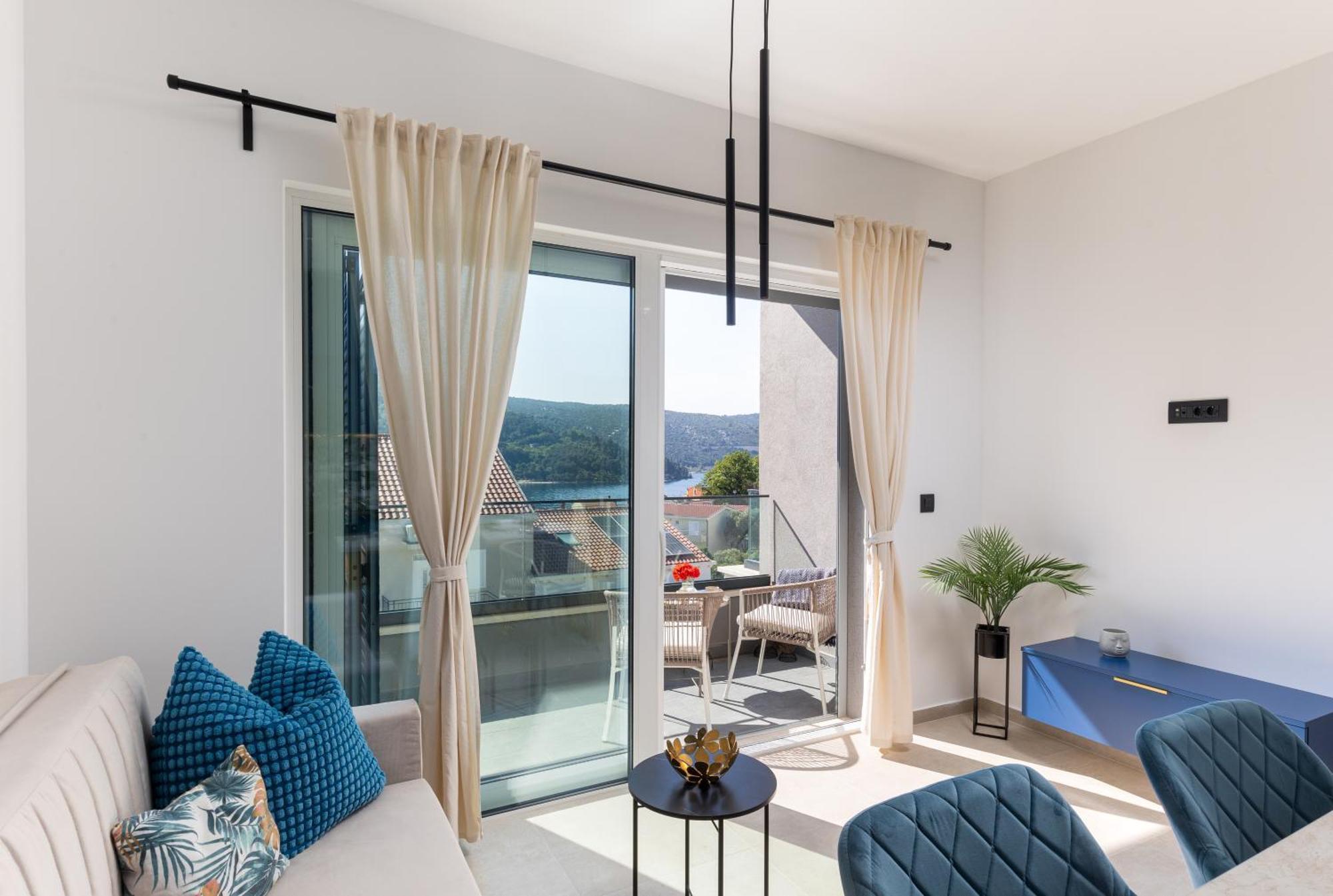 Luxury Apartments Blue Moon - New Apartments Slano Esterno foto